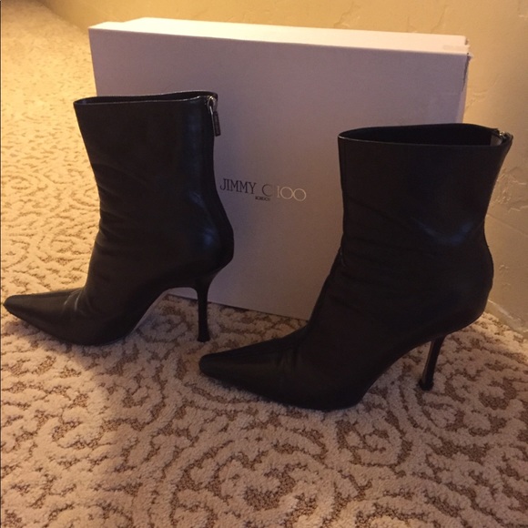 jimmy choo henrietta tie bootie